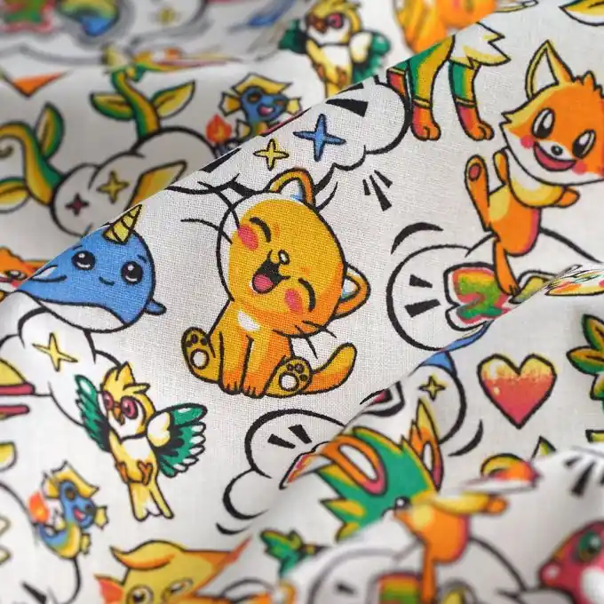 Cretonne Cartoon Perlweiss Bestseller