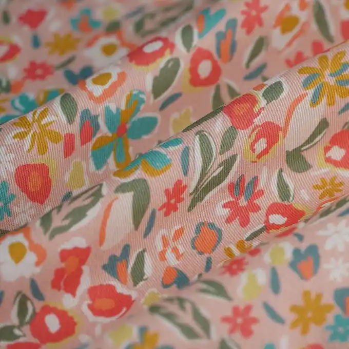 Highlight Köperstoff Janet rosa