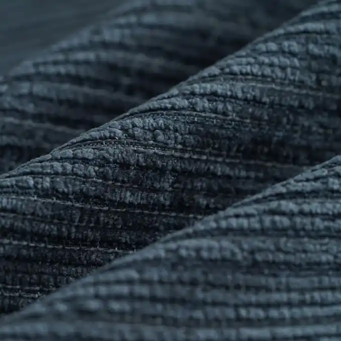 Samtstoff raya blau Kostenfreie Lieferung