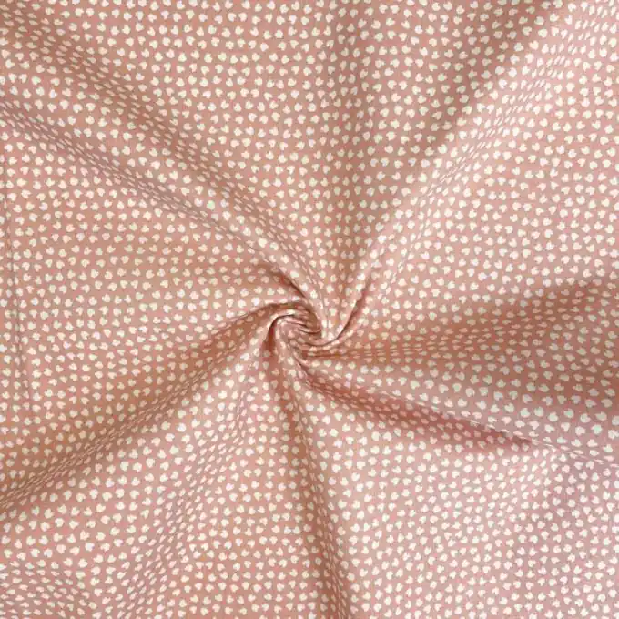 Exklusiv Baumwollstoff Herzen, rosa für Deko und Accessoires