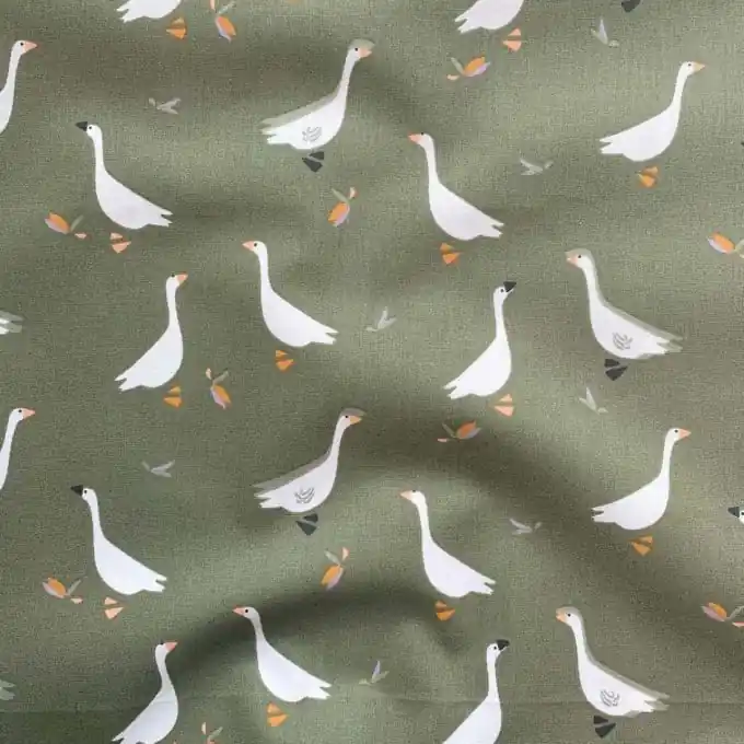 Angebot Baumwollstoff khaki