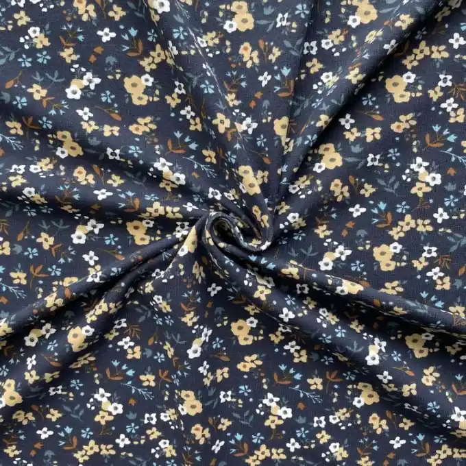 Jersey Baumwolle marineblau bunt Gratis Versand