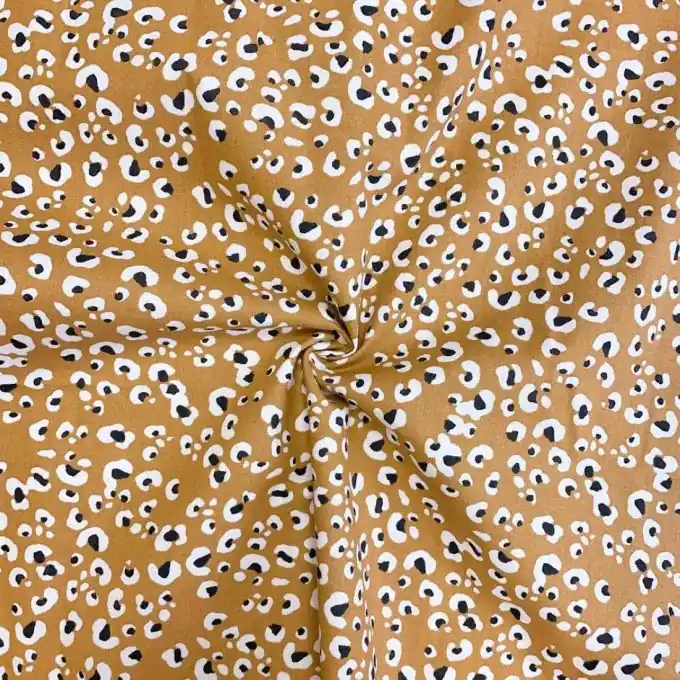 Im Trend DOMOTEX Jersey Leopard – Oeko-Tex zertifiziert