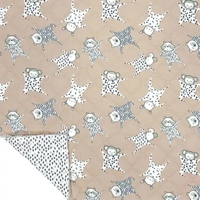 Preisreduziert Steppstoff Tiermotive