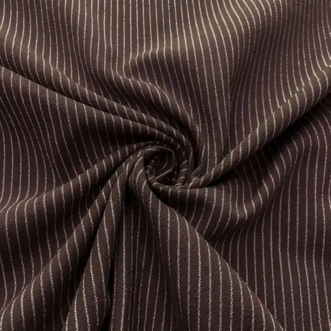 Gefärbter Stoff Crinkle Streifen Weiß Direkt Vom Hersteller