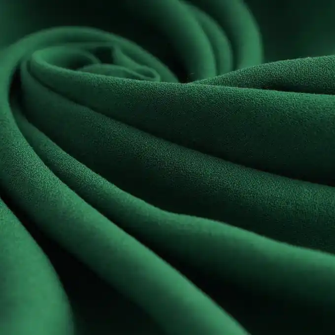 Abverkauf Baumwollkrepp einfarbig grün