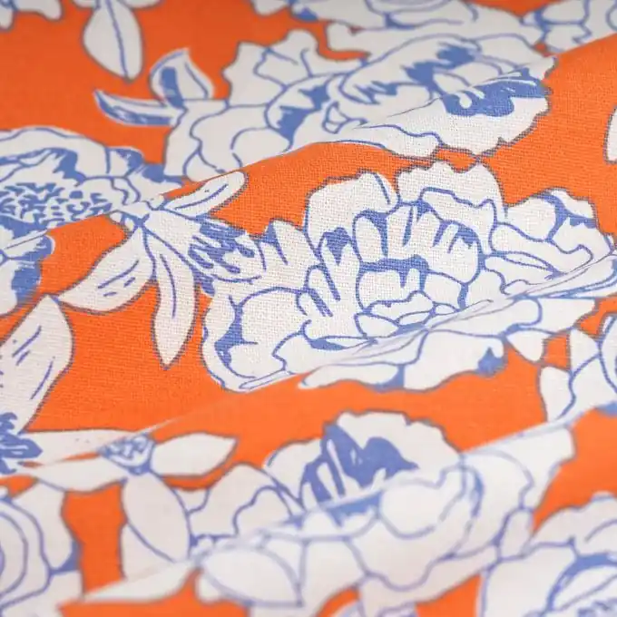 Dekostoff Romantica orange Beliebt