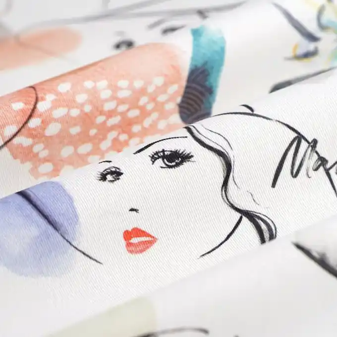 Köperstoff Make up bunt Letzte Chance