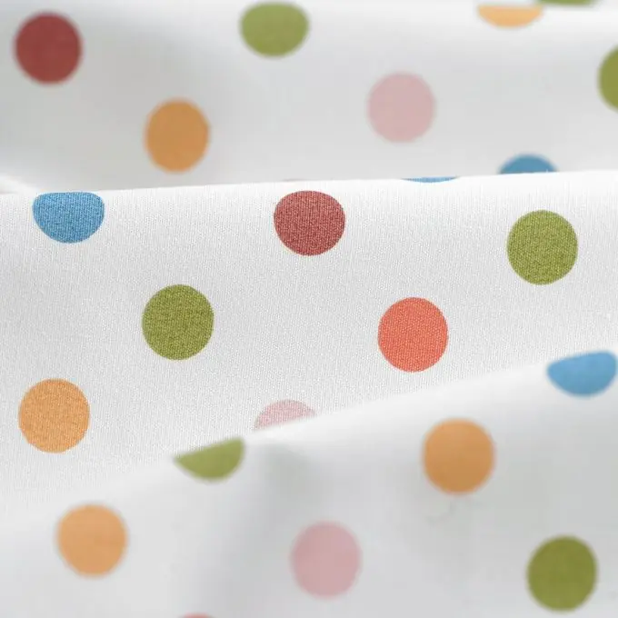 Handgefertigt Popeline Bio Baumwolle Pastilles Bunt