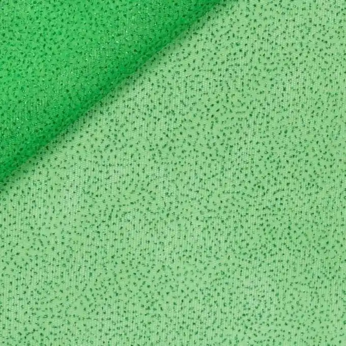 Tüll apfelgrün Glitzer Kostenloser Versand