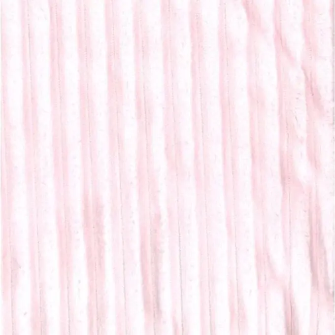 Ausverkauf Polarfleece Minky gerippt hellrosa