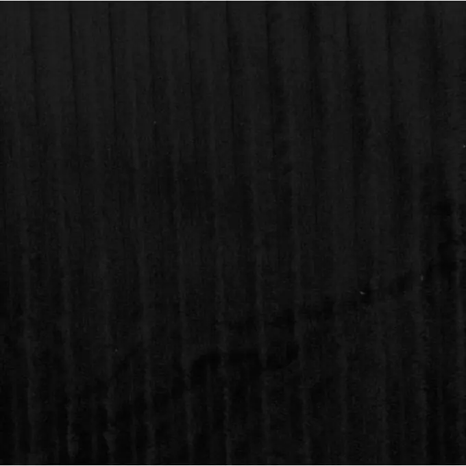 Minky-Fleece gerippt schwarz Hochwertig