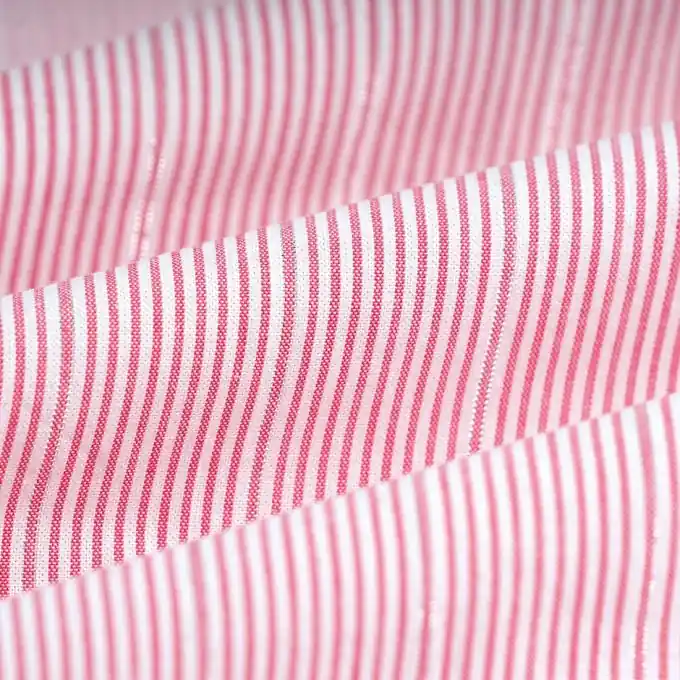 Baumwollstoff Streifen rosa weiß silbern Sofort Bestellen