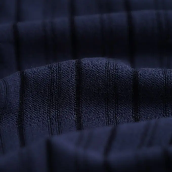 Finale Aktion Baumwolljersey Streifenn marineblau