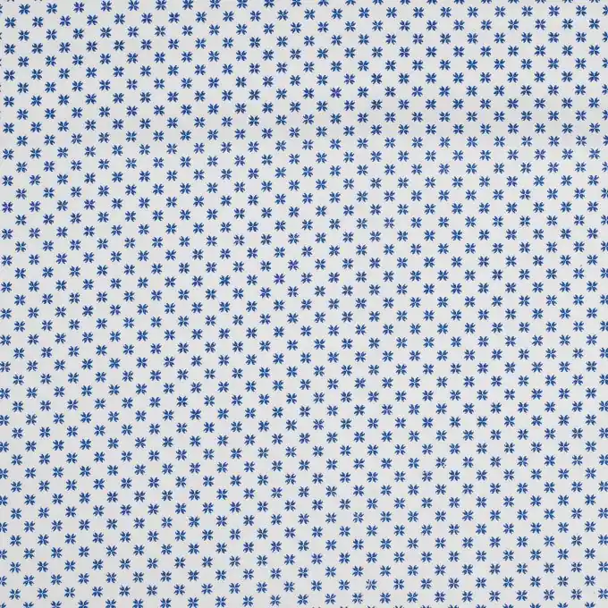 Mengenrabatt Baumwollpopeline blau weiß