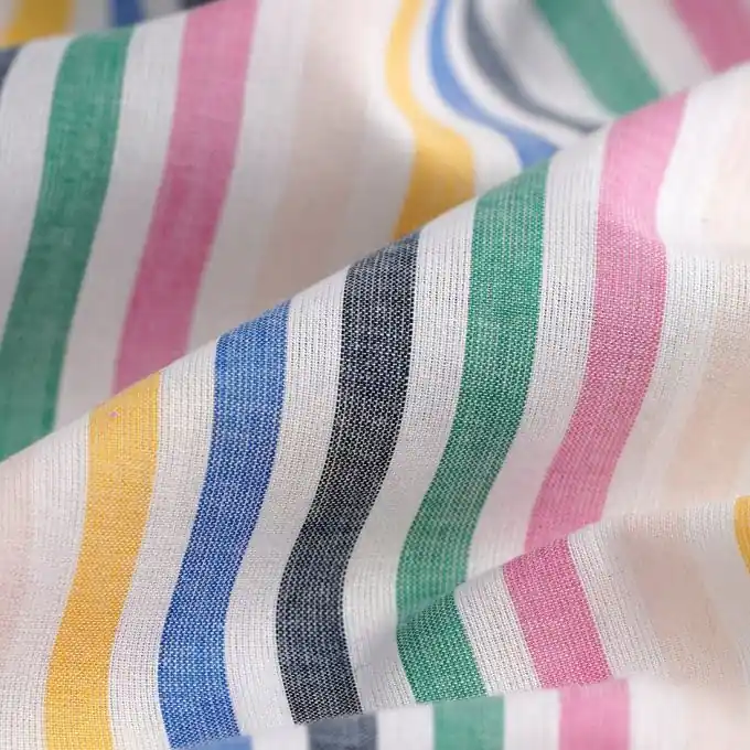 Beliebt Batist Baumwolle Streifen Bunt