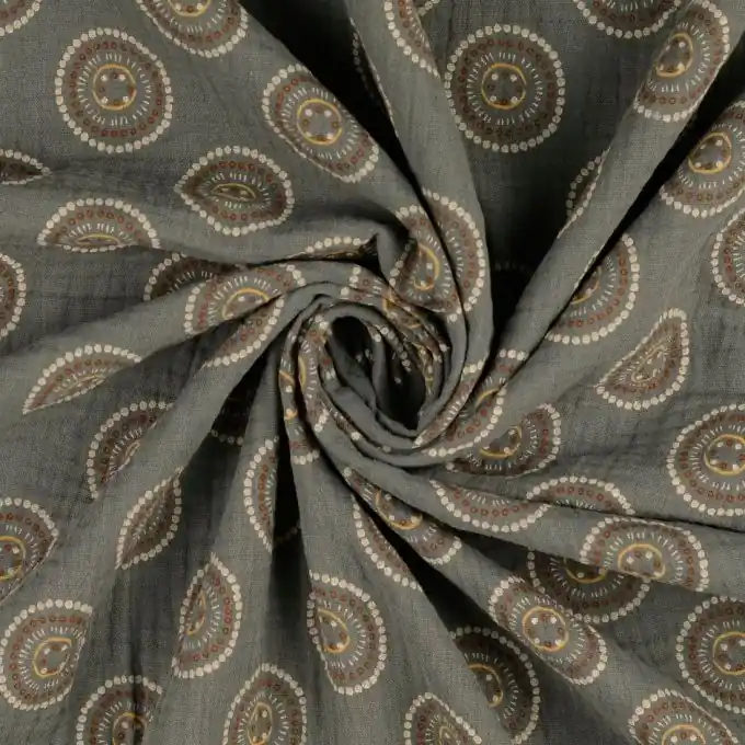 Gleich Bestellen Musselin Mandala khaki