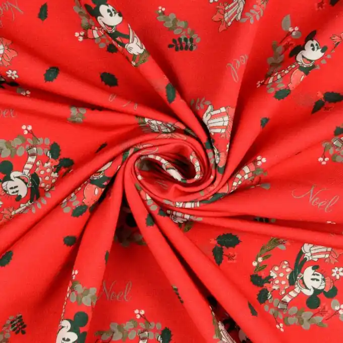 Sale French Terry Digitalprint Mickey rot