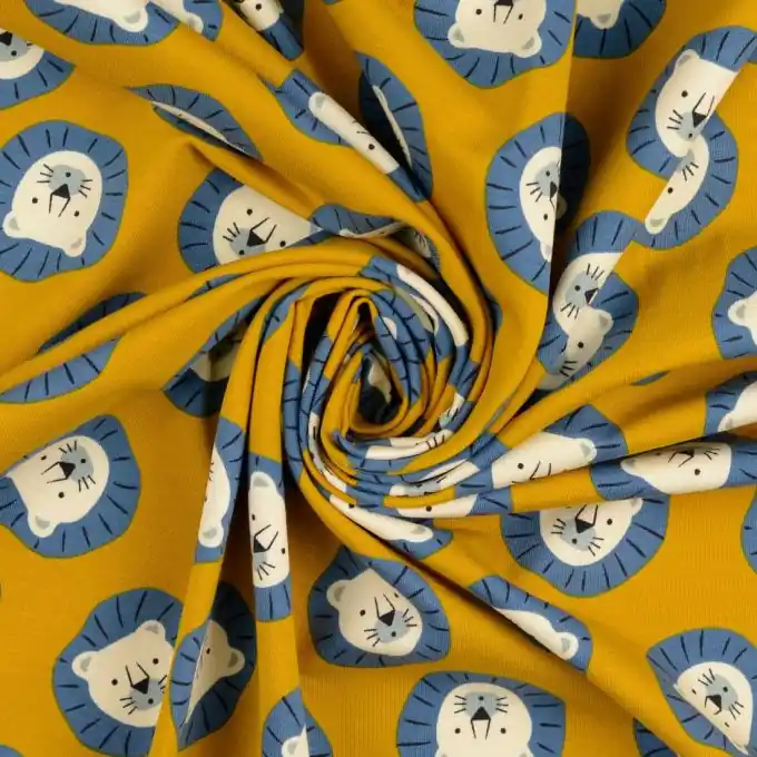 Finale Aktion French Terry Löwen ocker