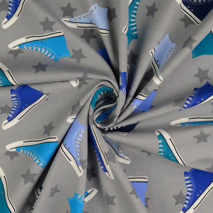 Original Baumwolljersey Basketball grau