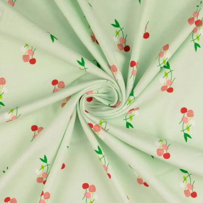 Billig Jersey Baumwolle Kischen Glitzer Hellgrün