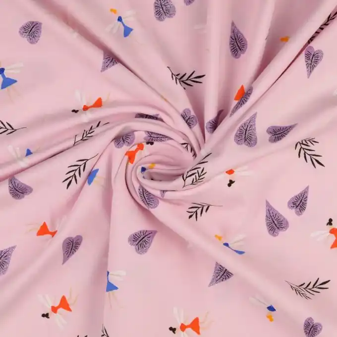 Nur Für Kurze Zeit Baumwolljersey Fee Glitzer Puderrosa