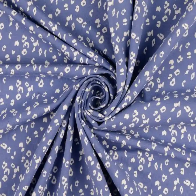 Nur Für Kurze Zeit Jersey Baumwolle Leopard jeansblau