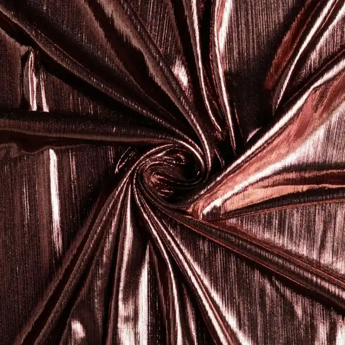 Neuheit Jersey glänzend kupferrosa