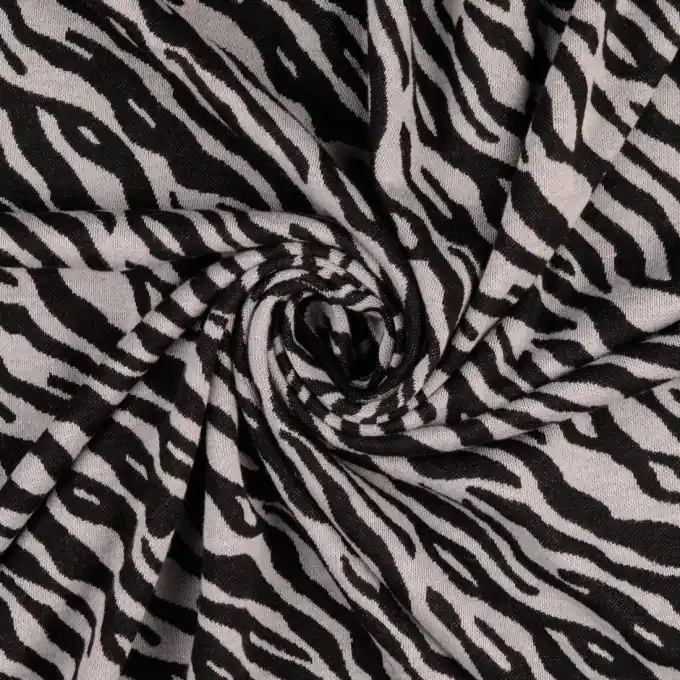 Jacquard Zebra grau Schneller Versand