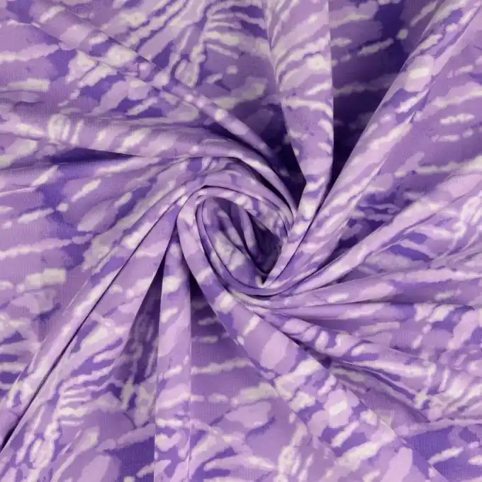 Jersey Baumwolle tie and dye violett Must-Have