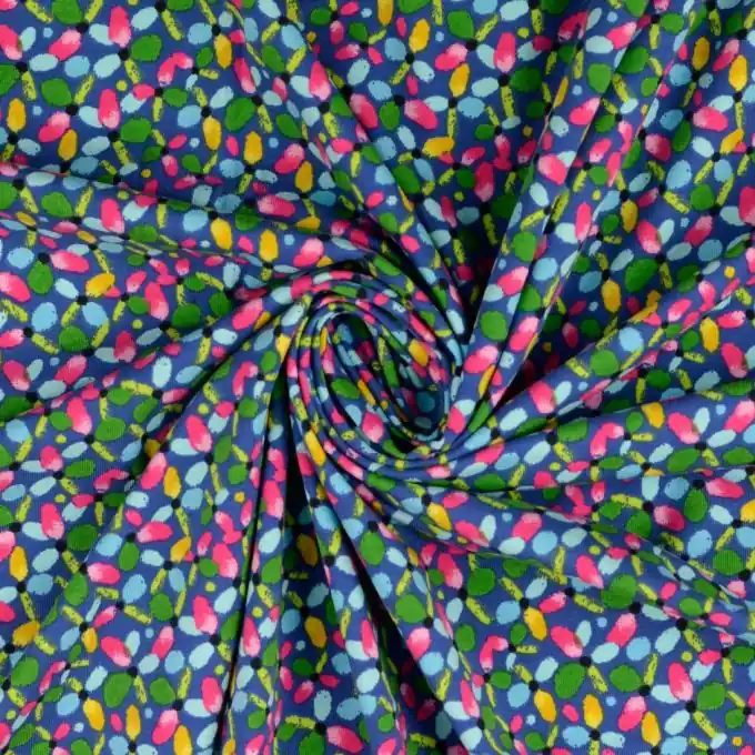 OEKO-TEX Baumwoll-Jersey mit buntem Blumendruck Wochenendangebot