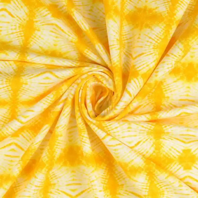 Mega-Angebot OEKO-TEX Baumwolltrikot mit farbenfrohem Tie-and-Dye-Effekt