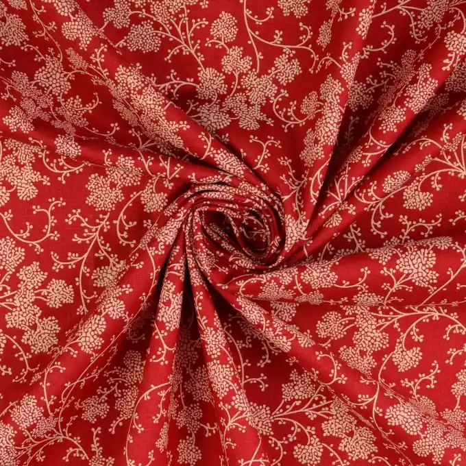 Preisreduziert OEKO-TEX Baumwoll-Popeline mit Naturprint und vielen Farben