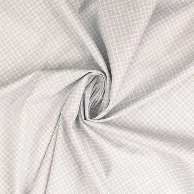 Kostenfreie Lieferung OEKO-TEX Baumwoll-Popeline mit Karomuster – Ideal für Kleidung