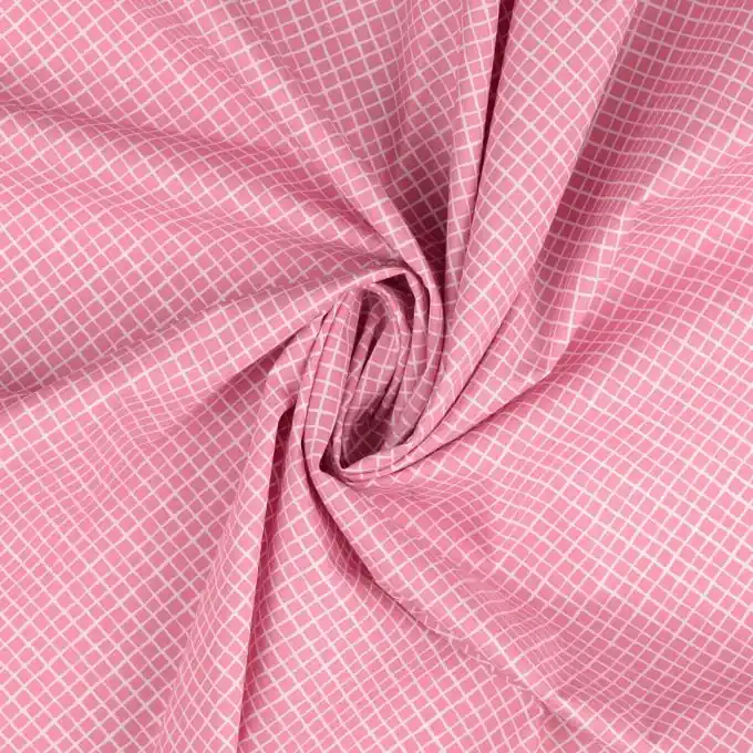 Jetzt Zugreifen Karomuster Baumwoll-Popeline für Kleidung – OEKO-TEX-Zertifikat