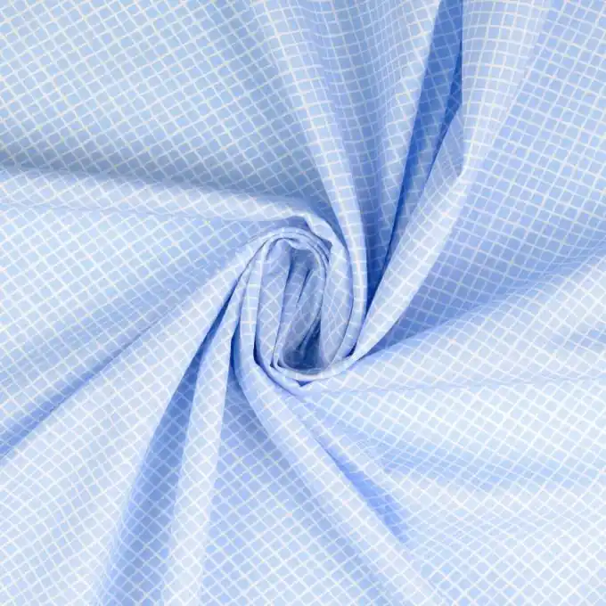 Expressversand OEKO-TEX zertifizierte Baumwoll-Popeline in Hellblau