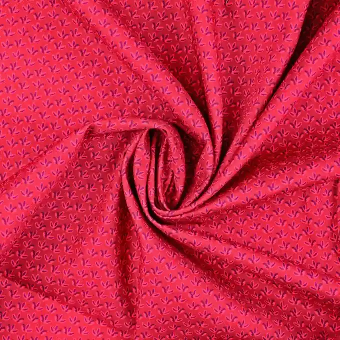 Super-Preis Baumwoll-Popeline mit buntem Blattmuster für Kleidung