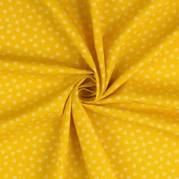 Kracherpreis Zeitloser Baumwollstoff mit Mini-Ankerdruck in vielen Farben