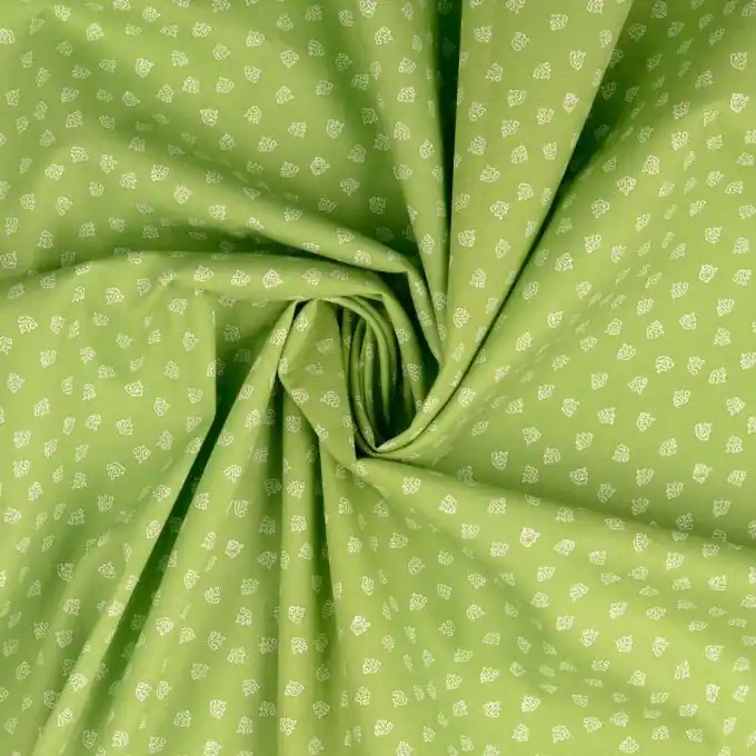 Großhandel Popeline Baumwolle Anker grün