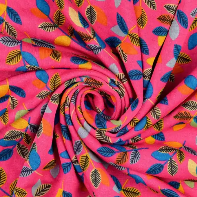 Finale Aktion Alpenfleece Blätter Plüsch rosa