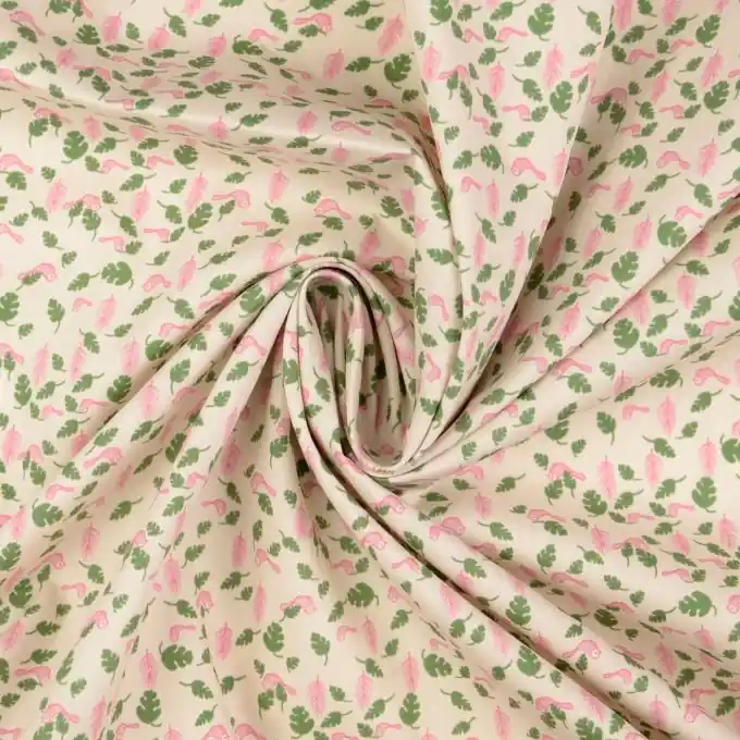 Baumwoll-Popeline mit zartem Vogeldruck – Sanfte Kreationen Billig