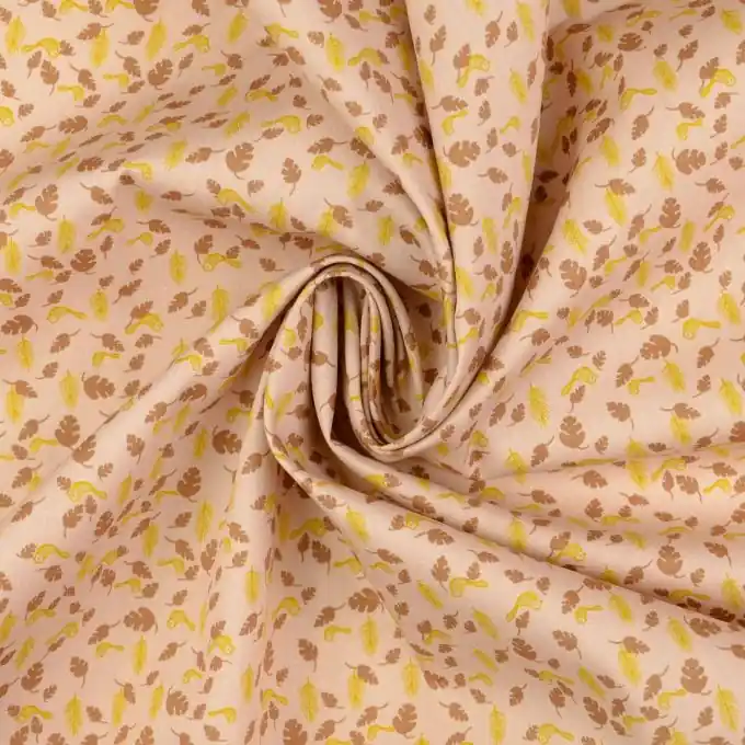 Neue Ware Baumwoll-Popeline mit Vogel-Print für zarte Kreationen