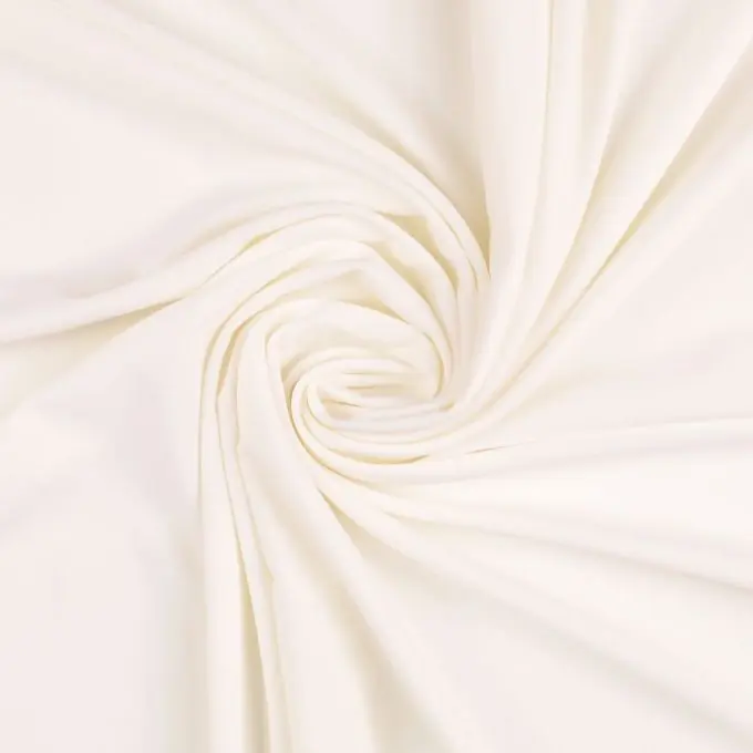 Stoff für Bademode Polyamid Stretch matt einfarbig ecru Mega-Angebot