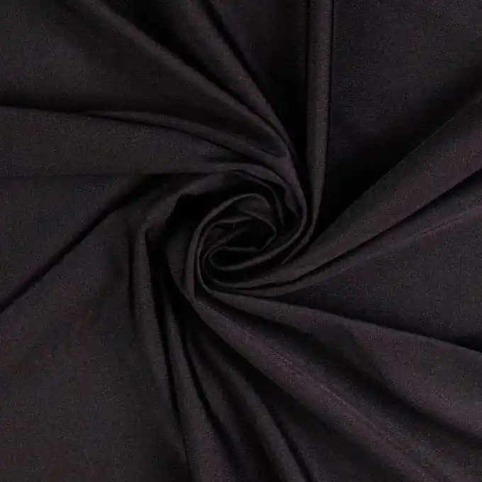 Nylonstoff Stretch satiniert schwarz Letzte Chance