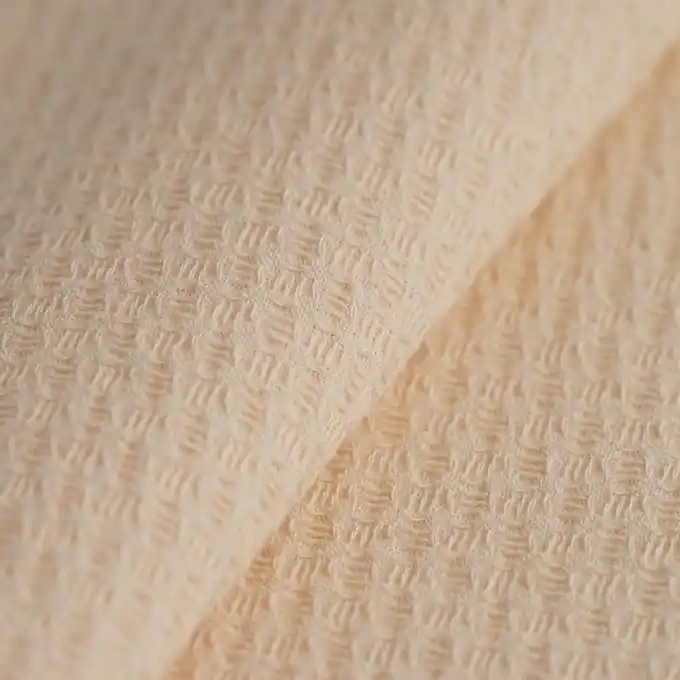 Waffelpiqué Bio Baumwolle ecru Solange Der Vorrat Reicht