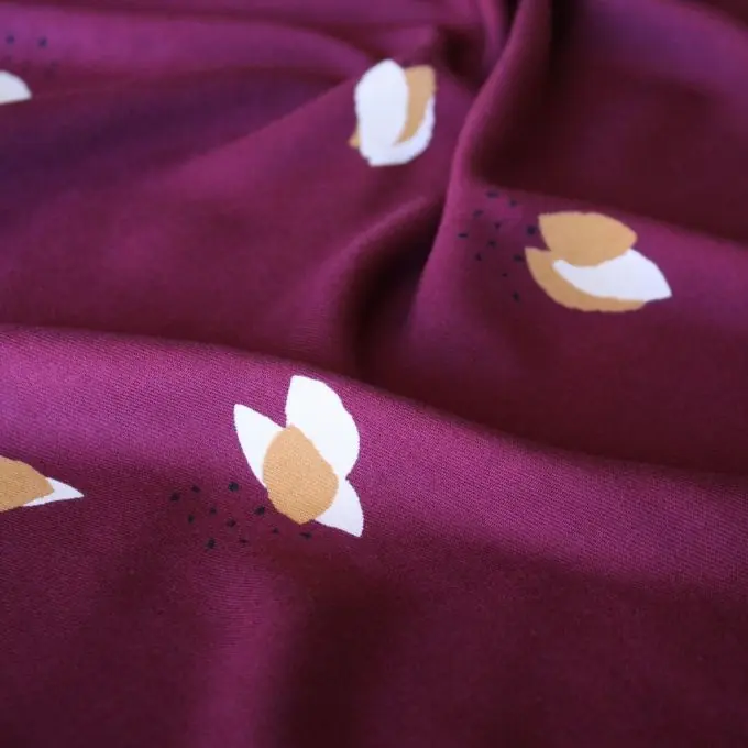 Begrenztes Angebot Köperstoff Viskose „Fago“ Mûroise – Eglantine et Zoé