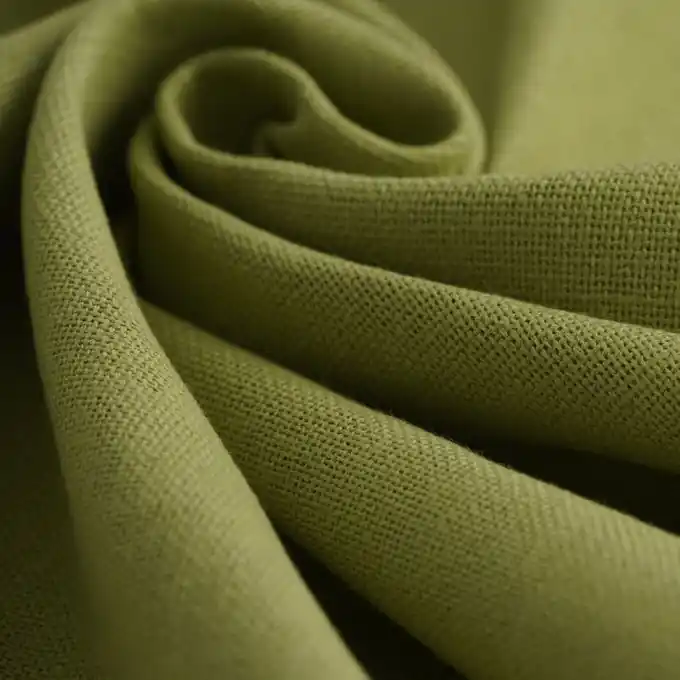 Jetzt Kaufen Beschichteter Stoff Slub Olive