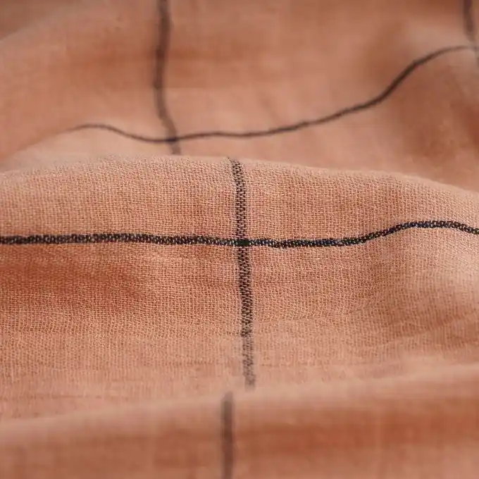 Direktkauf Musselin Karos Rosa