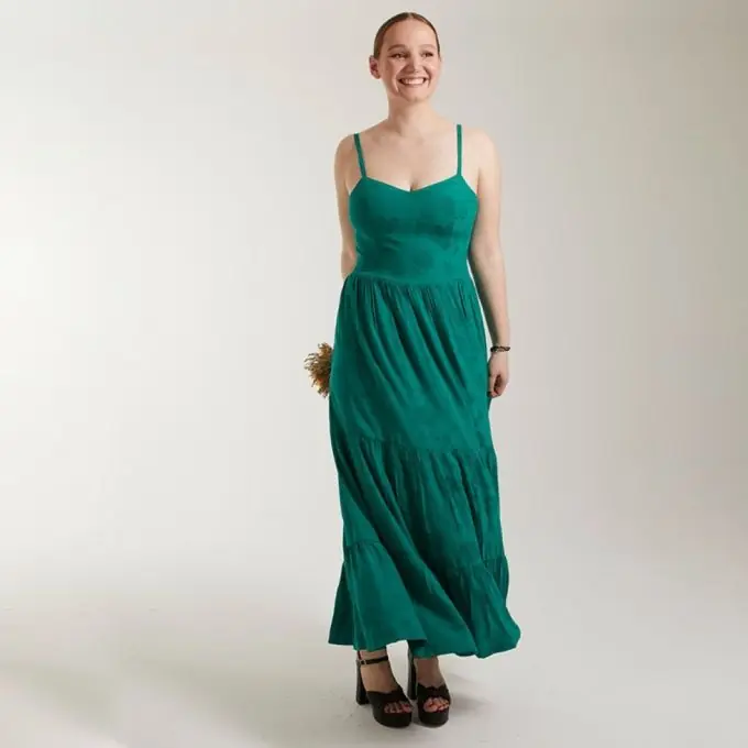 Weltweiter Versand Schnittmuster Kleid Adriana 34/48 – par Coralie Bijasson