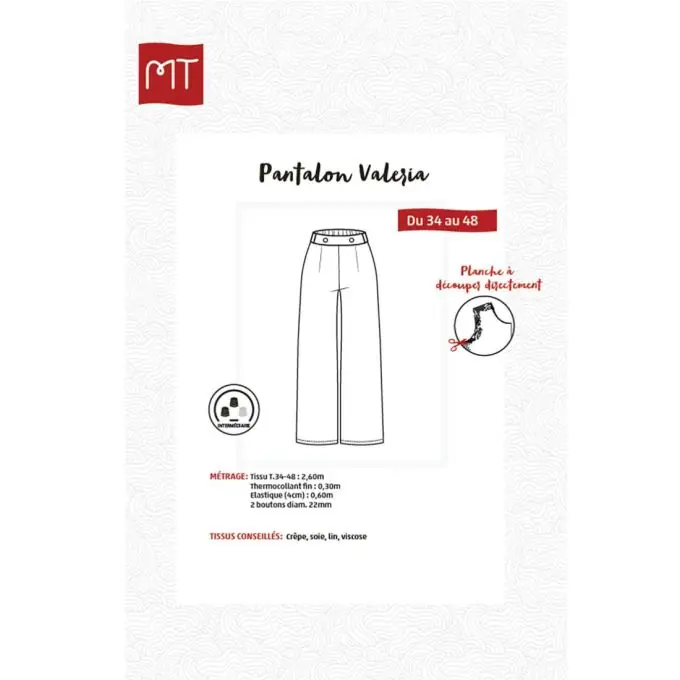 Hosen-Schnittmuster MT Valeria Top-Angebot